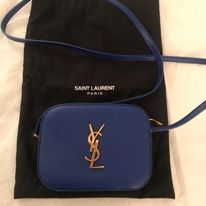 NWOT/EUC YSL Grain De Poudre Camera Crossbody